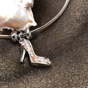 3/$20 Cinderella Slipper Fashion Bangle Bracelet NWT